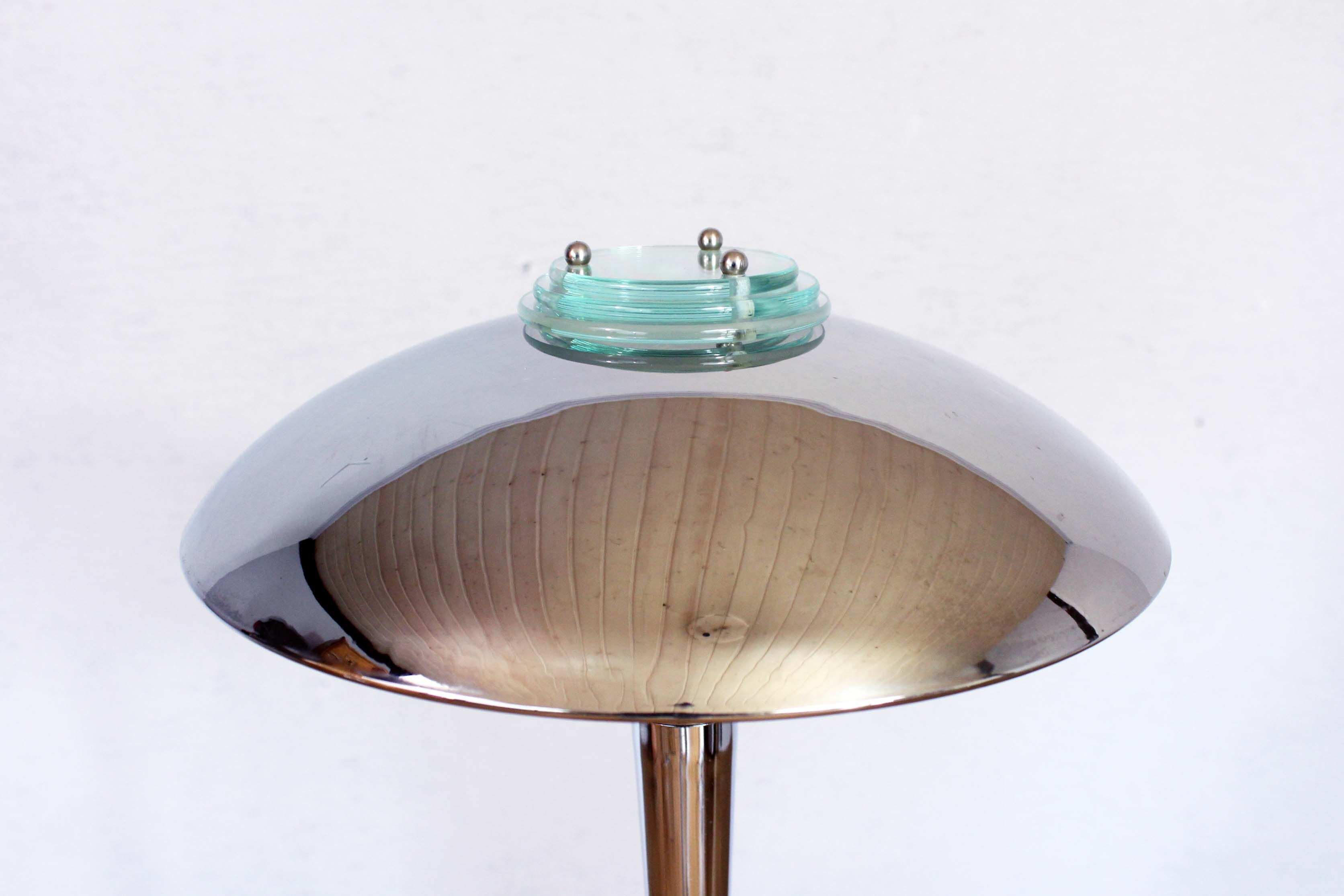 Floor lamp style mushroom Bauhaus/Art Deco stamped GS