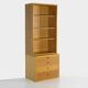 Vintage midcentury chest of drawers bookcase cabinet in oak by Børge Mogensen, 1960s