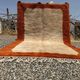 Terracotta and beige Moroccan Mrirt rug 340x230 cm – framed pattern