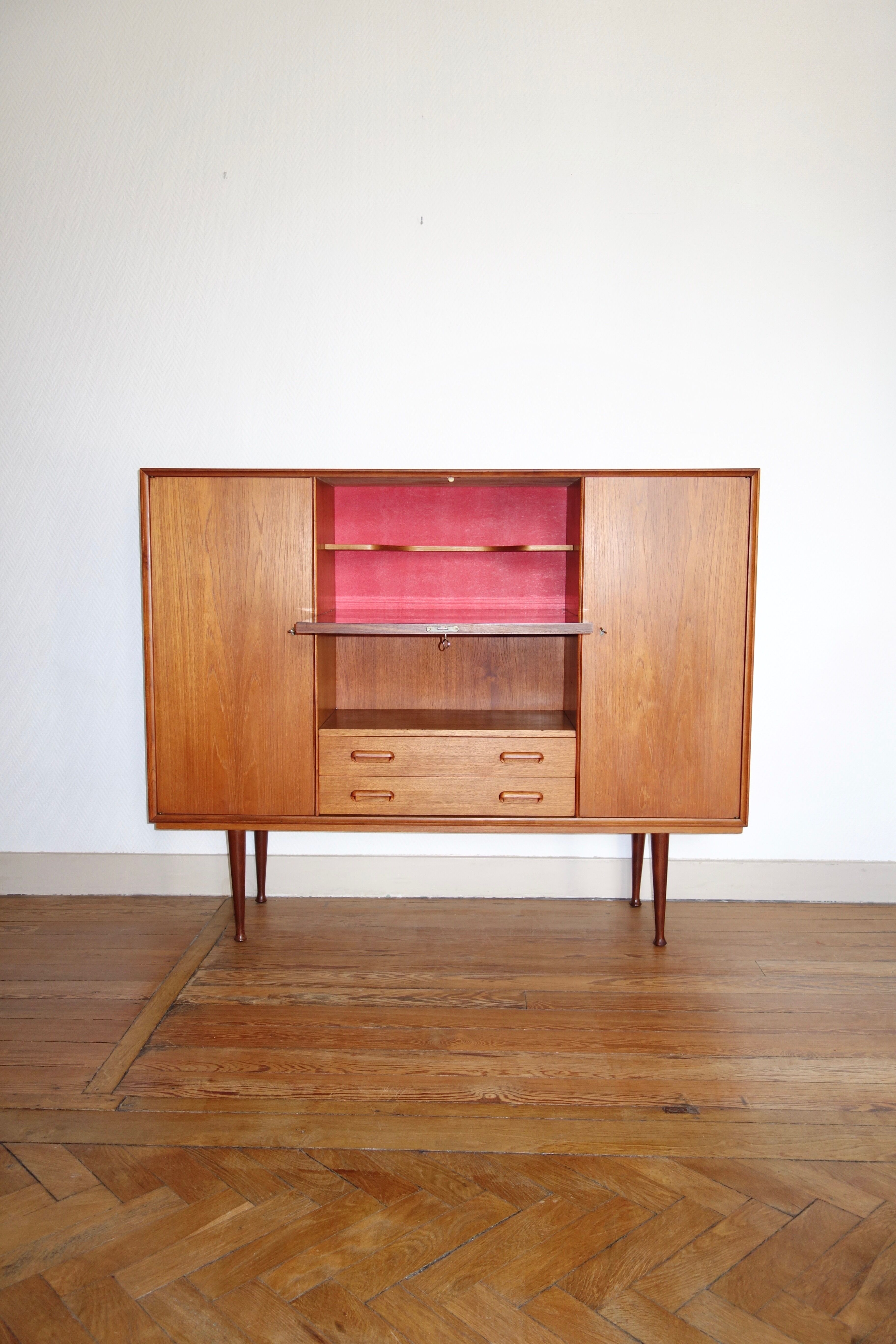 Scandinavian Cabinet teak of the 1960s