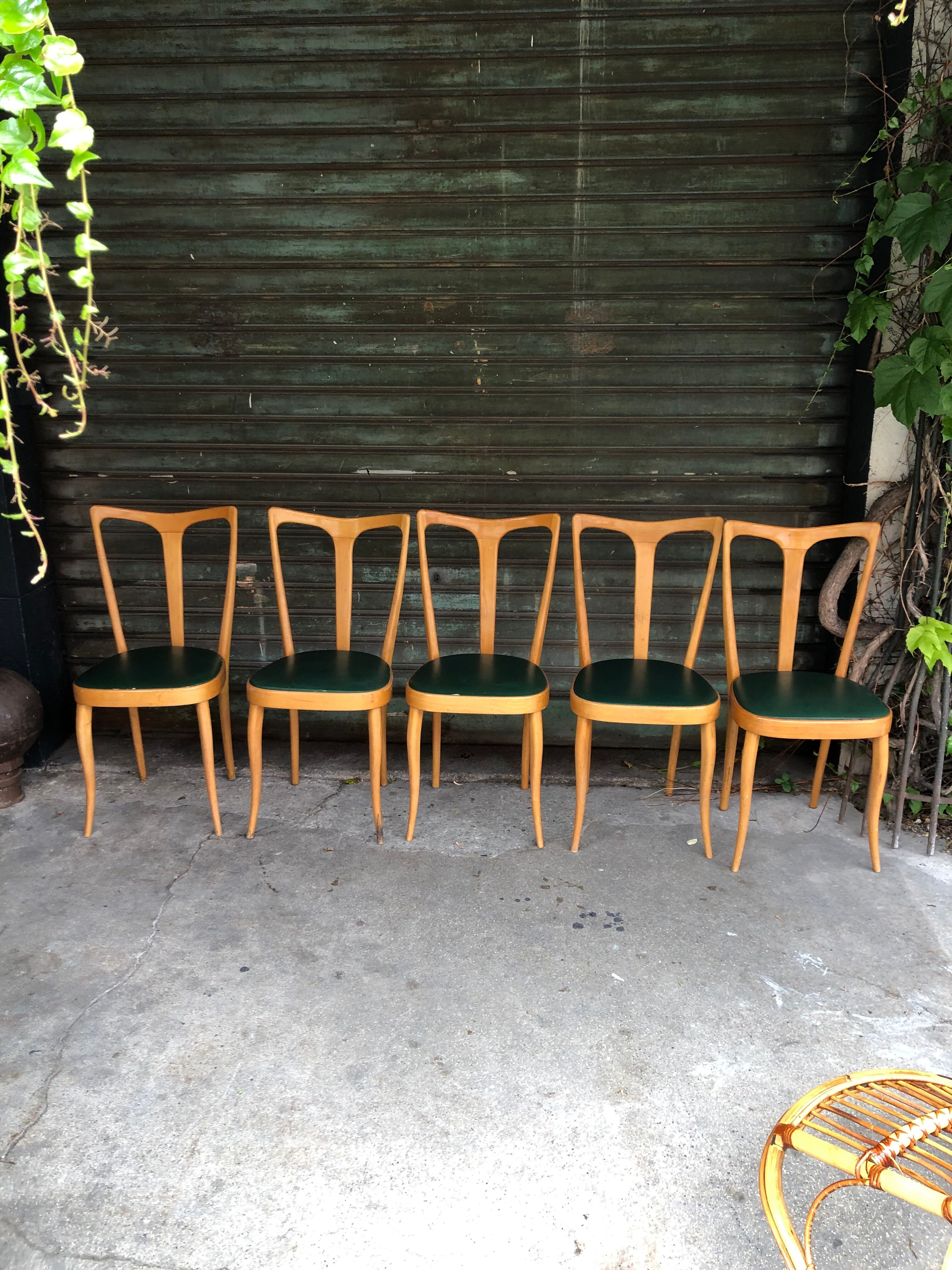 5 Italian chairs