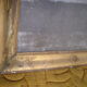 Antique wooden mirror and gilded stucco with gold leaf 89 x 72