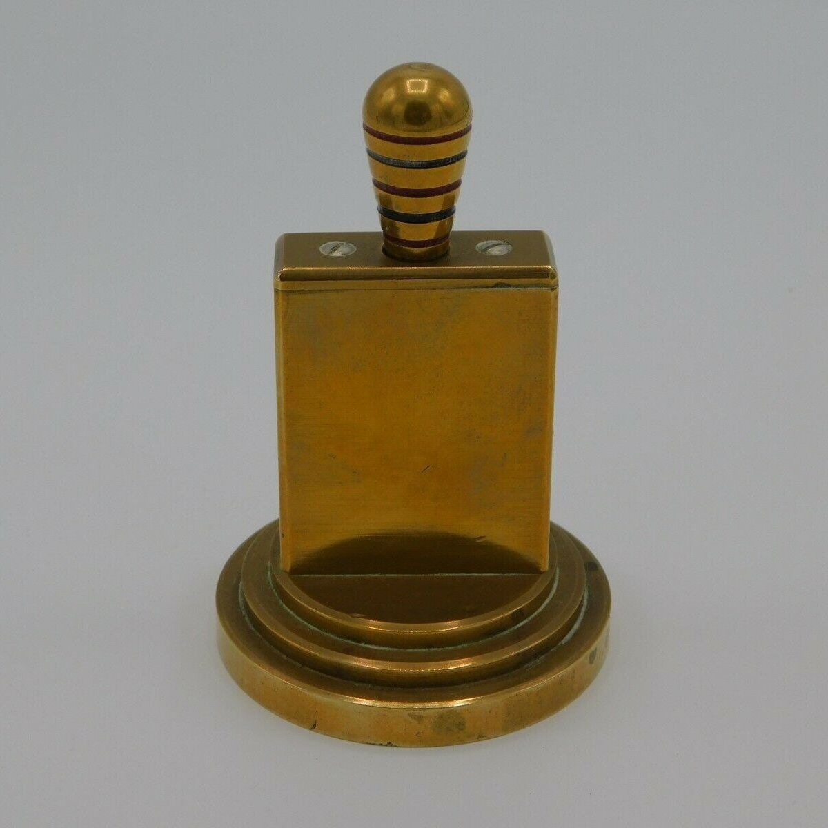 Paperweight - Brass Pyrogen - Art Deco