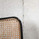 Set of 4 black cesca B32 chairs by Marcel Breuer