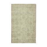 Handmade oriental beige carpet 196 cm x 306 cm