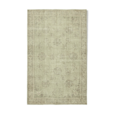 Tapis beige oriental fait à la main 196 cm x 306 cm