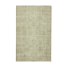 Tapis beige oriental fait à la main 196 cm x 306 cm