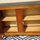 Buffet vintage en chêne clair et noir