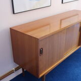 Teak row from the 60s, two sliding doors