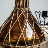 Pitcher jug amber Wicker Georgette