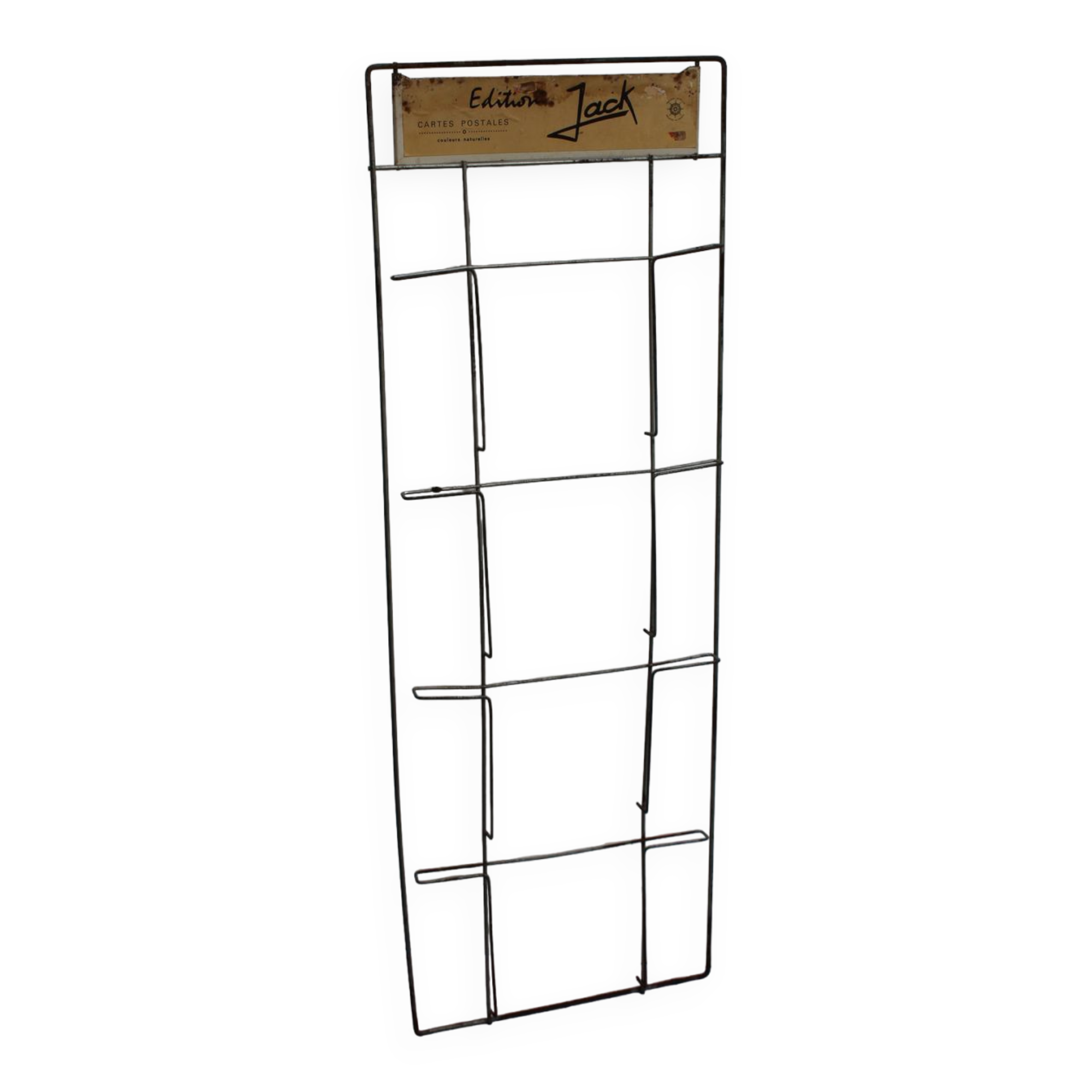 Former metal newspaper display