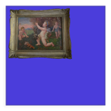 Tableau ancien XIXème huile sur panneau « Putti «