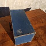 Set of 3 old cardboard suitcases