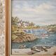 Oil Painting on Canvas Marine - Landscape Brittany - Doelan Signed J Courbon