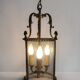 Pair of bronze lanterns in Louis XVI style