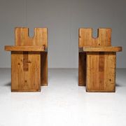 Pompeia accent chair in pine by Lina Bo Bardi, 1980s