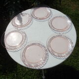 6 Rosaline dessert plates