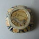 Void signed pocket méténier, enamelled stoneware, period art deco