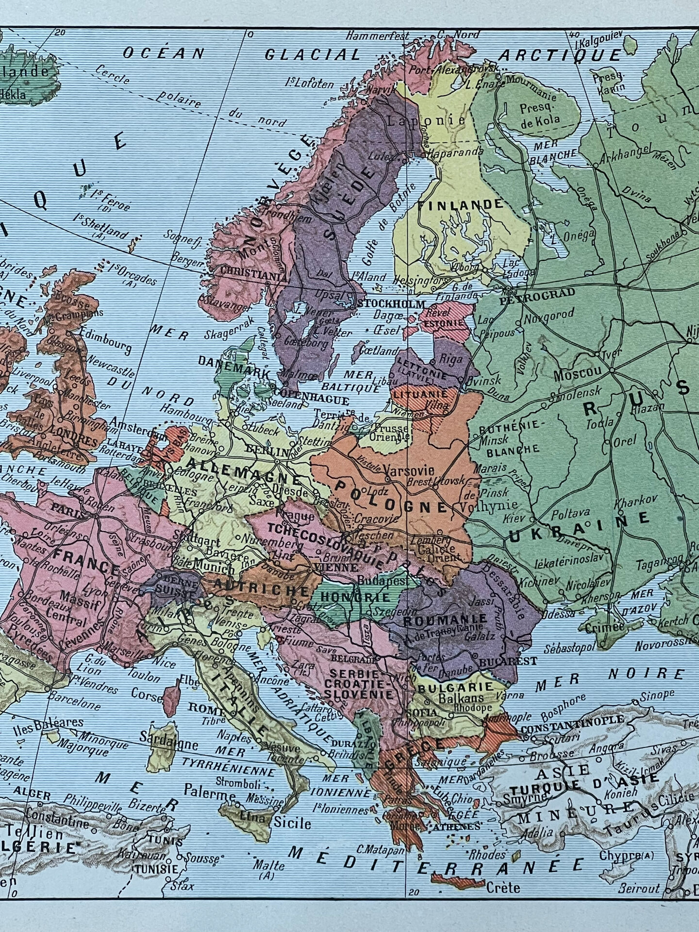 Map of Europe - 20x29cm