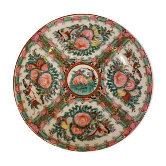 Colorful Chinese dish floral patterns Ø26.5cm