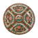 Colorful Chinese dish floral patterns Ø26.5cm
