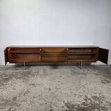 Helmut Magg 280 cm long! Vintage rosewood sideboard from the 1960s.