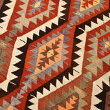 5x10 Tribal Handwoven Kilim Rug, 155x291Cm