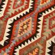 Tapis Kilim tribal tissé à la main 5x10, 155x291Cm