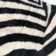 Moroccan berber carpet m'rirt ecru and black 3,43x2,39m