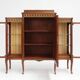Louis Xvi Display Cabinet in Marquetry with Light, France, 1850s