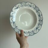 Set of 2 Royal Doulton Joséphine model deep plates – blue decoration