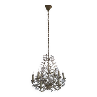 Shabby Chic 9 Light Chandelier Stunning Italian