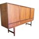 Vintage Danish wall cabinet in wood, mid-height / shelf / low furniture