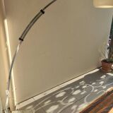 Marble foot floor lamp
