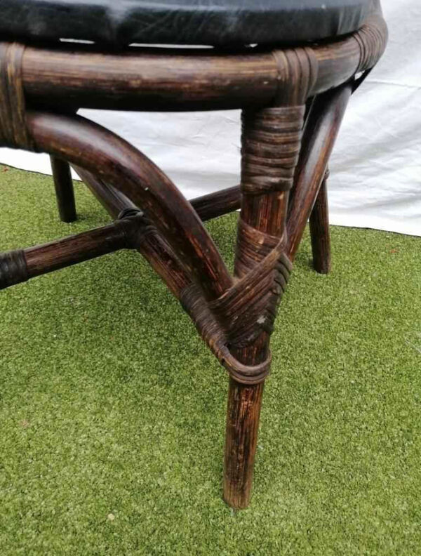 Lot de 4 chaises en bambou