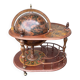 Globe bar terrestre – vintage – ornements – meuble bar a roulette