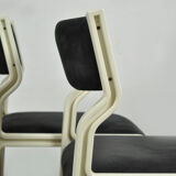 Set of 4 experimental dining chairs by Pierre Mennen for Pastoe, 1972 Netherlands