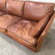 1980 leather cowhide sofa