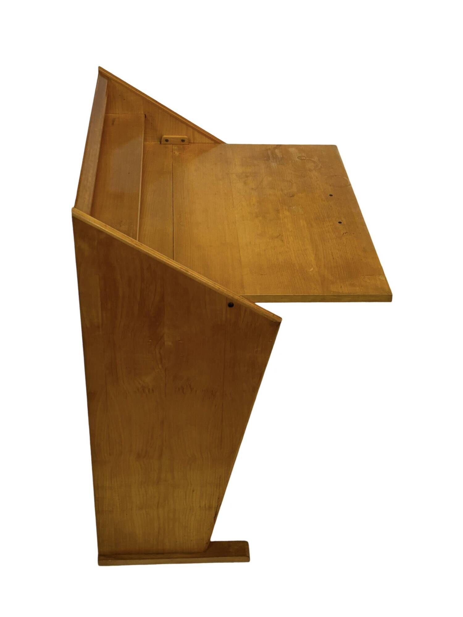 Vintage Oak Secretary Desk by Cor Alons for Den Boer Gouda