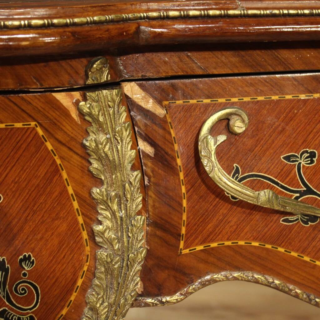 Bureau italien marqueté de style Napoléon III