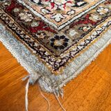 Antique Ghoum carpet from Iran in silk.