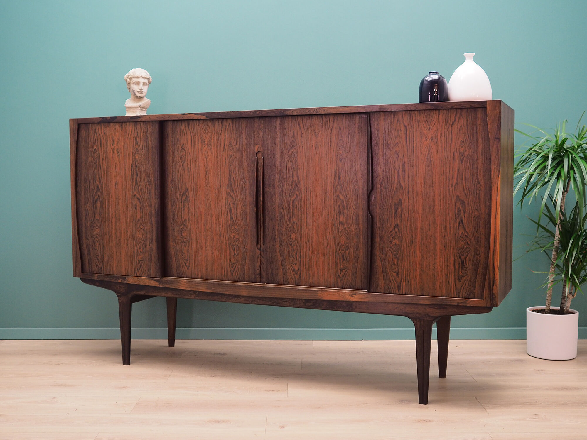 Highboard rosewood, Danish design, 70's