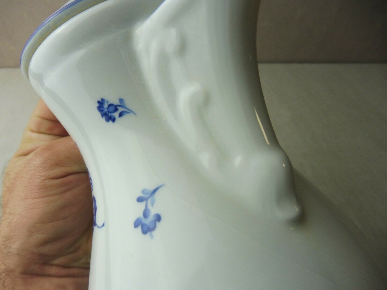 Old coffee maker / Kaffeekanne, SMCS, porcelain, Bavaria