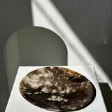 Dish in petrified wood