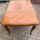Louis XV style table with extensions.