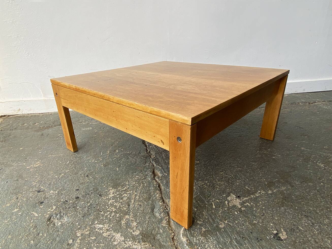 1980’s Early Habitat Pine coffee table