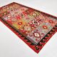 5x11 Colorful Vintage Kilim Rug, Modern Kilim Rug, 158x335Cm,Rare Style Rug