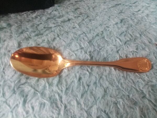 Écrin 12 cuillères à moka christofle en metal doré modèle vendome