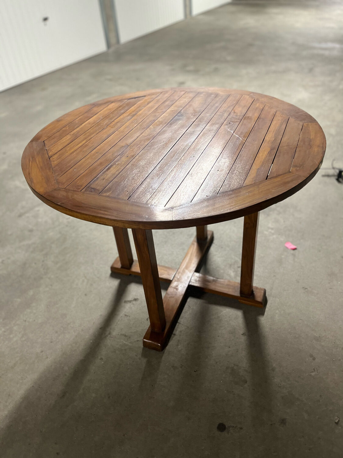 Garden teak table 100cm