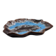 Plat Feuille bleu Vallauris
